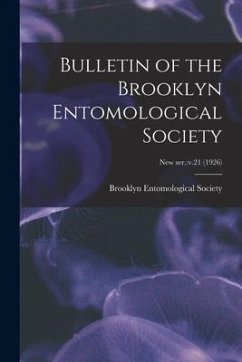 Cover Bulletin of the Brooklyn Entomological Society; new ser.: v.21 (1926)