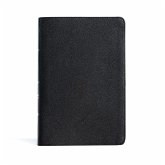 CSB Giant Print Reference Bible, Black Genuine Leather