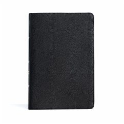 CSB Giant Print Reference Bible, Black Genuine Leather - Csb Bibles By Holman
