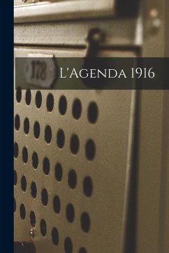 Cover L'Agenda 1916