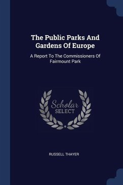 Cover The Public Parks And Gardens Of Europe