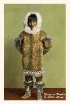 Vintage Journal Indigenous Alaskan Man in Winter Clothing