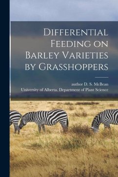 Differential Feeding on Barley Varieties by Grasshoppers