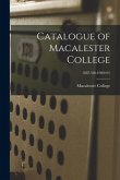 Catalogue of Macalester College; 1887/88-1900/01