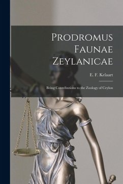 Cover Prodromus Faunae Zeylanicae: Being Contributions to the Zoology of Ceylon