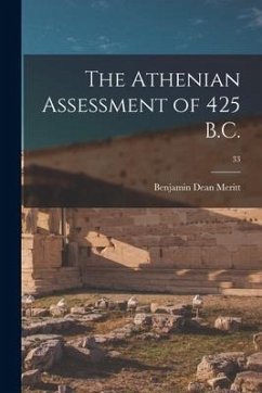 The Athenian Assessment of 425 B.C.; 33