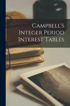 Campbell's Integer Period Interest Tables - Anonymous