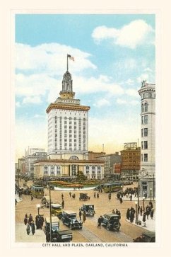 Vintage Journal City Hall and Plaza, Oakland, California