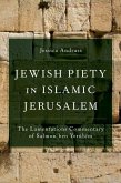 Jewish Piety in Islamic Jerusalem