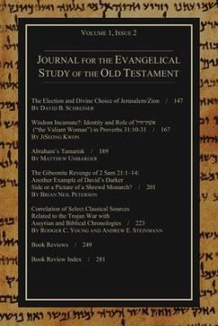 Journal for the Evangelical Study of the Old Testament, 1.2
