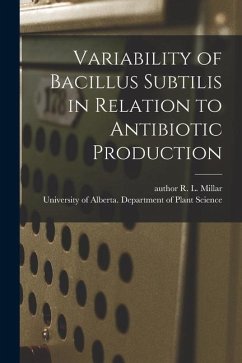 Variability of Bacillus Subtilis in Relation to Antibiotic Production