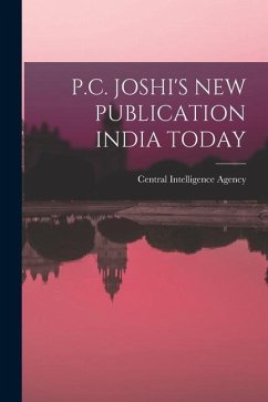 P.C. Joshi's New Publication India Today