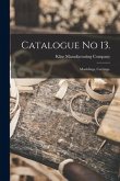 Catalogue No 13.: Mouldings, Carvings.