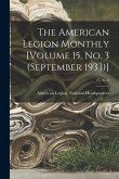 The American Legion Monthly [Volume 15, No. 3 (September 1933)]; 15, no 3