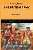 A History of the British Army, Vol. 1