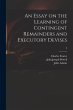 An Essay on the Learning of Contingent... - Bild 1