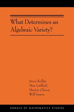 What Determines an Algebraic Variety? - Kollar, Janos; Lieblich, Max; Olsson, Martin