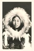Vintage Journal Obleka, Indigenous Alaskan Woman in Traditional Clothing