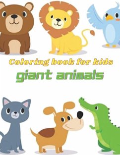 Giant Animals Coloring Book - Harvey, Toby