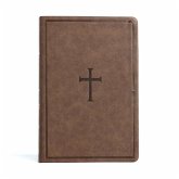 CSB Giant Print Reference Bible, Brown Leathertouch, Indexed