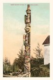 Vintage Journal Chief Shake's Totem, Ft. Wrangell, Alaska
