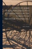 Effect of Some Polyethyleneglycol Derivatives on the Toxicity of Nicotine to Insects