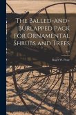 The Balled-and-burlapped Pack for Ornamental Shrubs and Trees; 432