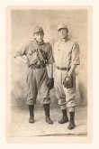 Vintage Journal Two Early Baseball Players