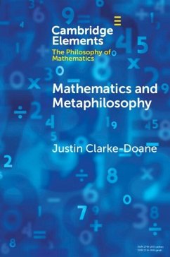 Mathematics and Metaphilosophy (eBook, ePUB) - Clarke-Doane, Justin