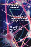 Explicit and Implicit Learning in Second Language Acquisition (eBook, ePUB)