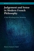 Judgement and Sense in Modern French Philosophy (eBook, ePUB)