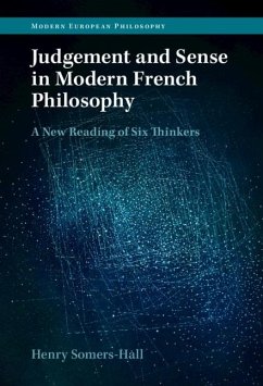 Judgement and Sense in Modern French Philosophy (eBook, ePUB) - Somers-Hall, Henry