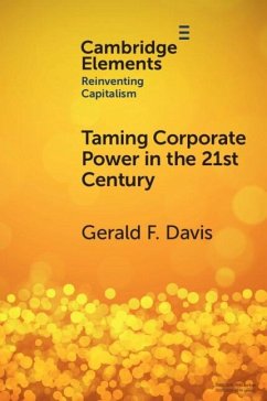 Cover Taming Corporate Power in the 21st Century (eBook, ePUB)