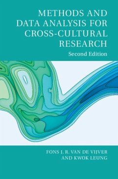 Methods and Data Analysis for Cross-Cultural Research (eBook, PDF) - Vijver, Fons J. R. van de