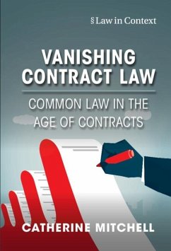 Vanishing Contract Law (eBook, ePUB) - Mitchell, Catherine