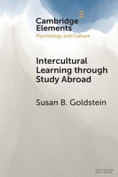 Intercultural Learning through Study Abroad (eBook, ePUB) - Goldstein, Susan B.