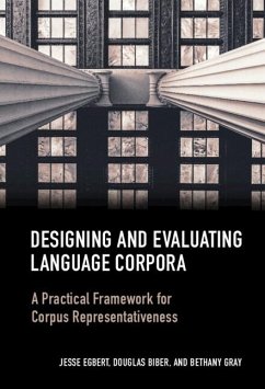 Designing and Evaluating Language Corpora (eBook, PDF) - Egbert, Jesse