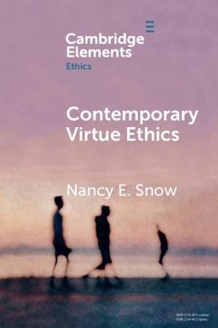 Contemporary Virtue Ethics (eBook, PDF) - Snow, Nancy E.