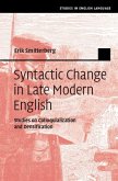 Syntactic Change in Late Modern English (eBook, PDF)