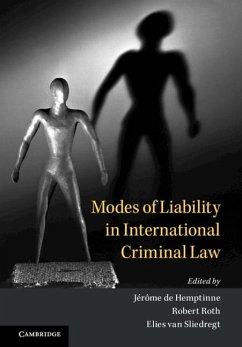 Modes of Liability in International Criminal Law (eBook, PDF)