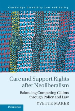Cover Care and Support Rights After Neoliberalism (eBook, ePUB)