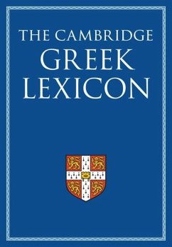 Cover Cambridge Greek Lexicon (eBook, PDF)