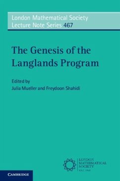 Genesis of the Langlands Program (eBook, PDF)