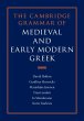 Cambridge Grammar of Medieval and Early... - Bild 1
