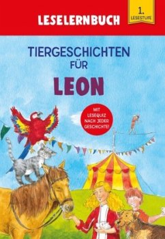 Cover Tiergeschichten für Leon - Leselernbuch 1. Lesestufe