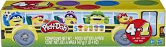 Image of Hasbro F7368EU4 - Play-Doh Schulbus 4+1 Dosen, 5er-Pack, Knetset