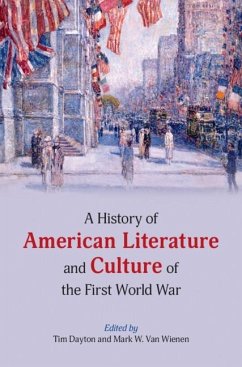 Cover History of American Literature and Culture of the First World War (eBook, PDF)