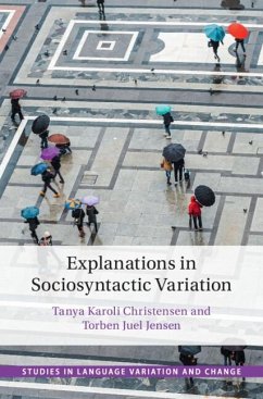 Cover Explanations in Sociosyntactic Variation (eBook, ePUB)