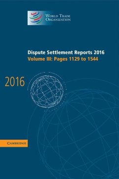 Cover Dispute Settlement Reports 2016: Volume 3, Pages 1129 to 1544 (eBook, PDF)