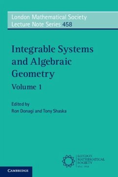 Integrable Systems and Algebraic Geometry: Volume 1 (eBook, PDF)